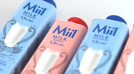 牛乳制品包装设计赏析--Miil