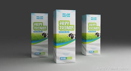 乳制品产品包装设计:视界牧业牧场奶制品包装设计|礼盒设计